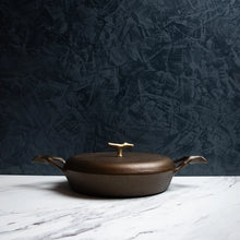 Load image into Gallery viewer, 12in Cast Iron Braising Pan—with or without lid (Can special order if out of stock)