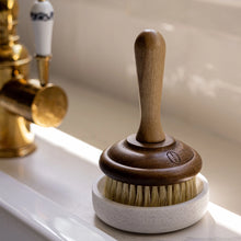 Load image into Gallery viewer, Marble Soap & Brush Holder