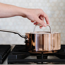 Load image into Gallery viewer, Made In Copper 1.9 qt. Saucepan with Lid (Special Order Only)