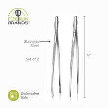 Load image into Gallery viewer, Stainless Steel Kitchen Tweezers/Plating Tongs