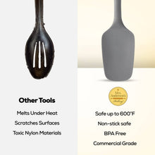 Load image into Gallery viewer, Silicone Spoon Spatula (Navy)