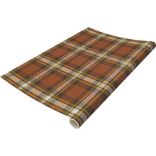 Load image into Gallery viewer, Fall Plaid Paper Table Runner