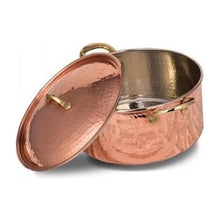 Load image into Gallery viewer, Handmade Hammered Copper Pot