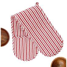 Load image into Gallery viewer, Cotton Double Oven Mitt, Red