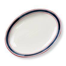 Load image into Gallery viewer, Patriotic Stripe Stoneware Platter