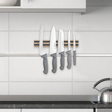 Load image into Gallery viewer, Wood Magnetic Knife and Tool Storage Bar (2 Sizes)