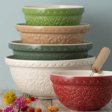 Load image into Gallery viewer, Mason Cash Owl Dark Green "In the Forest" Bowl Size 18