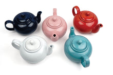 Load image into Gallery viewer, Pink Stoneware Teapot
