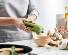 Load image into Gallery viewer, Duo Easy-Clean Garlic Press w/Wiper Blade