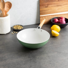 Load image into Gallery viewer, Cardamom™ 10 Inch Ceramic Nonstick Wok | Nordic Ware