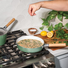 Load image into Gallery viewer, Cardamom™ Ceramic Nonstick 10 Inch Skillet with Stainless Steel Lid | Nordic Ware