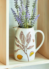 Load image into Gallery viewer, Lavender & Honey Lemon Stoneware Pitcher