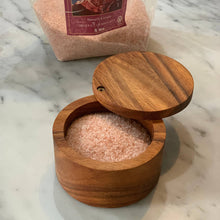 Load image into Gallery viewer, Ironwood Appalachian Salt Cellar, Acacia, 4" x 4" x 2.5"