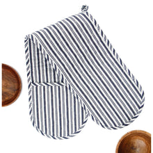 Load image into Gallery viewer, Cotton Double Oven Mitt, Blue