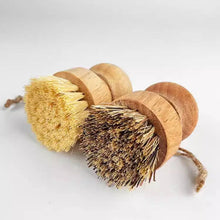Load image into Gallery viewer, Wood Palm Brush