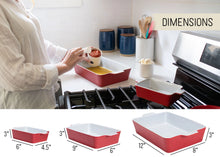 Load image into Gallery viewer, Red Ceramic Stoneware Baking Dish (3 Sizes)
