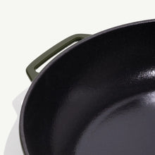 Load image into Gallery viewer, Enameled Cast Iron Skillet 11" Willow Green | Made In