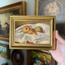 Load image into Gallery viewer, Vintage Style Pears Still Life Framed Art Print 4x6
