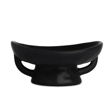Load image into Gallery viewer, Black Ceramic Fruit Bowl