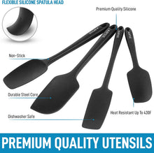 Load image into Gallery viewer, Heat Resistant Silicone Spatula Set