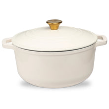Load image into Gallery viewer, 6qt Enameled Cast Iron Dutch Oven (2 colors)