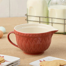 Load image into Gallery viewer, Vintage Farm Stoneware Batter Bowl 2.5 Qt