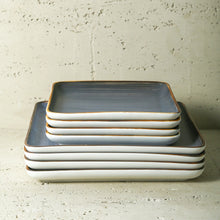 Load image into Gallery viewer, Esmeralda Porcelain Dinnerware Set - Gray