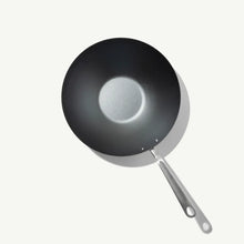 Load image into Gallery viewer, Made In Seasoned Carbon Steel Wok 13.5"