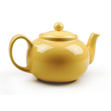 Load image into Gallery viewer, Yellow Stoneware Teapot