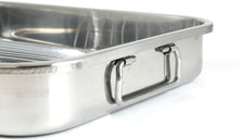 Load image into Gallery viewer, Stainless Steel Roasting Pan w/Rack (2 Sizes)