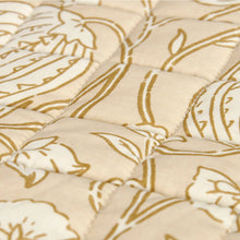 Load image into Gallery viewer, Tan Floral Runner