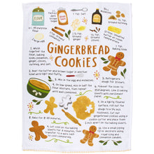 Load image into Gallery viewer, Gingerbread Cookies Kitchen Towel
