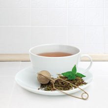 Load image into Gallery viewer, Gold Mesh Snap Tea Ball Infuser