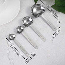 Load image into Gallery viewer, Heart Shaped Measuring Spoons (3 Colors)