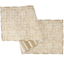 Load image into Gallery viewer, Tan Floral Runner