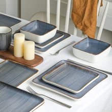 Load image into Gallery viewer, Esmeralda Porcelain Dinnerware Set - Gray