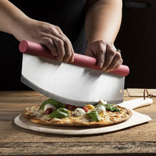 Load image into Gallery viewer, Rocking Pizza Cutter with Blade Guard