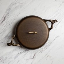 Load image into Gallery viewer, 12in Cast Iron Braising Pan—with or without lid (Can special order if out of stock)