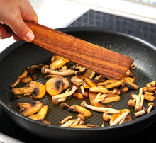 Load image into Gallery viewer, Teak Wood Skinny Spatula 12"