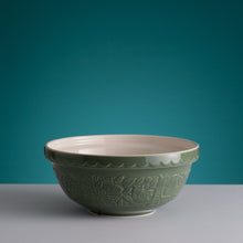 Load image into Gallery viewer, Mason Cash Owl Dark Green "In the Forest" Bowl Size 18