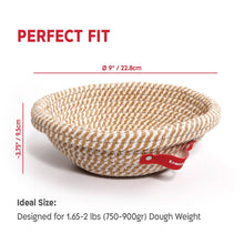 Load image into Gallery viewer, Round Cotton Rope Proofing Baskets Set | KneadAce