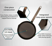 Load image into Gallery viewer, 10” Carbon Steel Skillet | Cast-A-Way Carbon