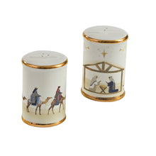 Load image into Gallery viewer, Away in the Manger Salt & Pepper Set