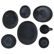 Load image into Gallery viewer, 6-Inch Graphite Blue Porcelain Salad/Dessert Plate