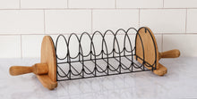 Load image into Gallery viewer, Rolling Pin Shaped Dish Rack