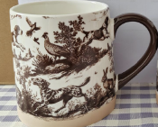 Load image into Gallery viewer, Heritage Ceramic Coffee Mug Brown