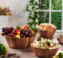 Load image into Gallery viewer, Wooden Salad Bowls (3 Sizes)