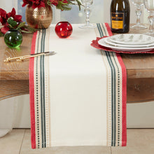 Load image into Gallery viewer, Merry Pines Dobby Table Runner