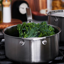 Load image into Gallery viewer, Eater 4 Quart Stainless Steel Saucepan w/Lid (Can Special Order if Out of Stock)