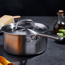 Load image into Gallery viewer, Eater 3 Quart Stainless Steel Saucepan w/Lid (Can Special Order if Out of Stock)